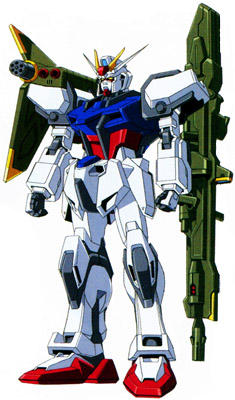 GAT-X105 Strike Gundam Gat-x105+aqme-x03