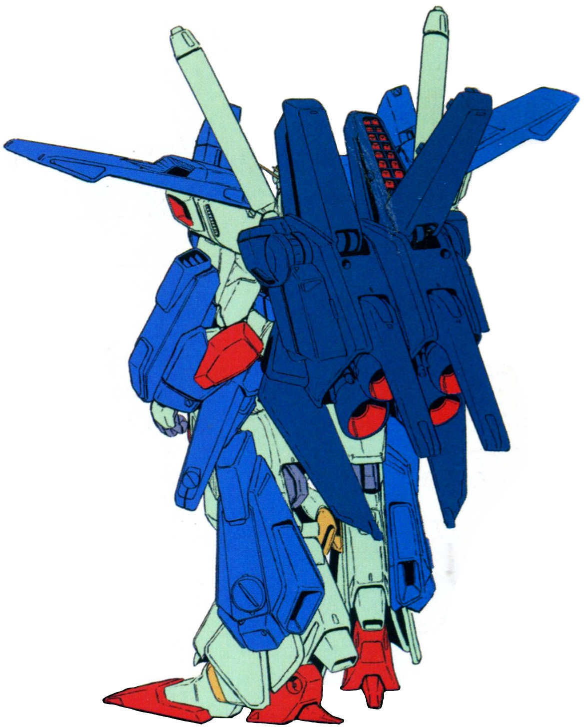 Amazon.com: Gundam MG FA-010S Full Armor ZZ Gundam Scale 1